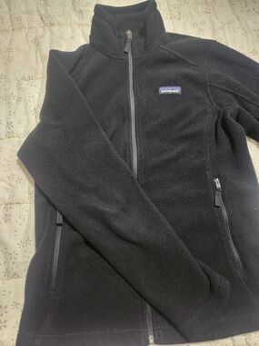 Patagonia Black Full-Zip Fleece Jacket